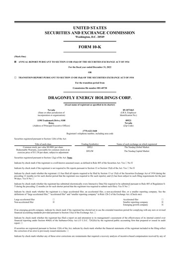 Vorschaubild Dragonfly Energy 10-K Jahresbericht 2022