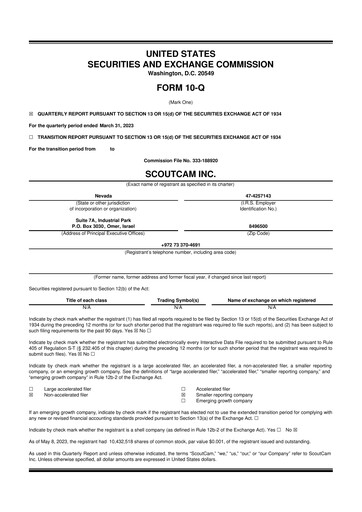Thumbnail Odysight.ai 10-Q Quarterly Report FY2023 
