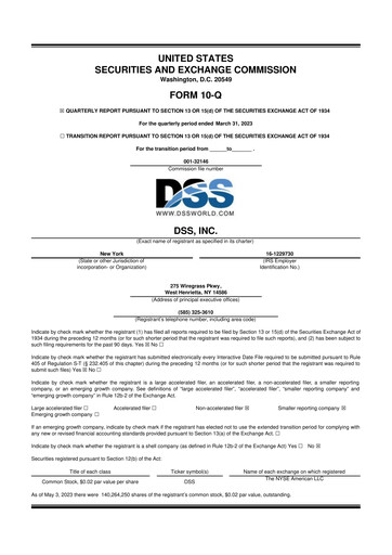 Thumbnail DSS, Inc. (Document Security Systems) 10-Q Quarterly Report FY2023 