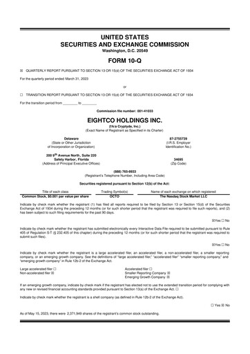 Thumbnail Eightco Holdings 10-Q Quarterly Report FY2023 