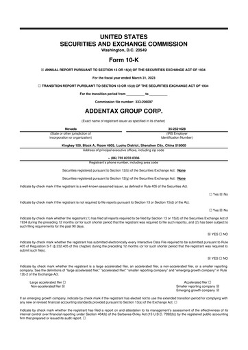 Thumbnail Addentax Group 10-K Annual Report 2023