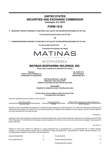 Thumbnail Matinas BioPharma 10-Q Quarterly Report FY2023 