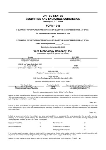 Vorschaubild TON Strategy Co. 10-Q Quartalsbericht 2023 