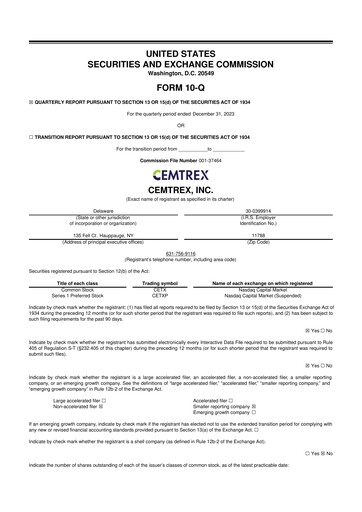 Thumbnail Cemtrex 10-Q Quarterly Report FY2024 