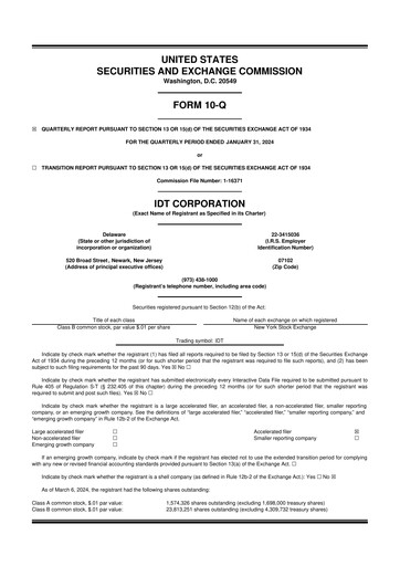 Thumbnail IDT Corporation
 10-Q Quarterly Report FY2024 
