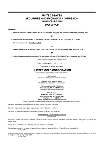 Thumbnail Atlas Critical Minerals 20-F Annual Report 2023
