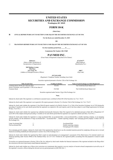 Thumbnail PAVmed
 10-K Annual Report 2023