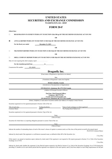 Thumbnail Draganfly 20-F Annual Report 2023