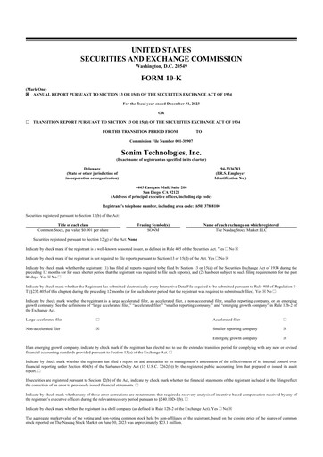 Thumbnail Sonim Technologies
 10-K Annual Report 2023