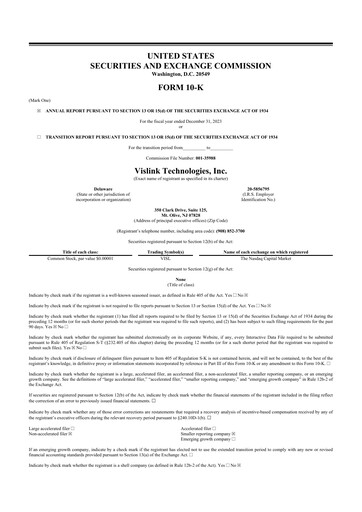 Thumbnail Vislink Technologies
 10-K Annual Report 2023