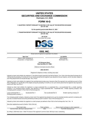 Thumbnail DSS, Inc. (Document Security Systems) 10-Q Quarterly Report FY2024 