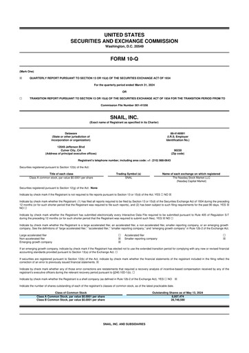 Thumbnail Snail Inc 10-Q Quarterly Report FY2024 