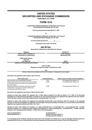 Thumbnail Jet.AI  10-Q Quarterly Report FY2024 