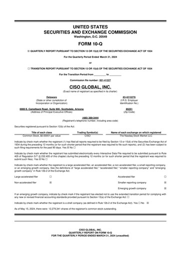 Thumbnail CISO Global 10-Q Quarterly Report FY2024 