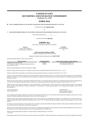 Miniature Outdoor Holding Company
 10-K Rapport annuel 2024