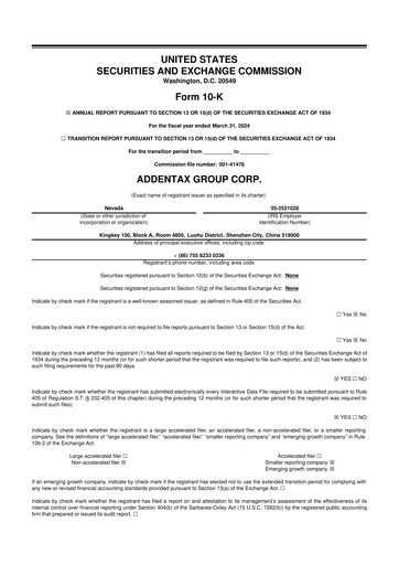 Thumbnail Addentax Group 10-K Annual Report 2024
