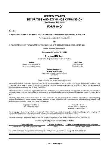 Thumbnail InspireMD 10-Q Quarterly Report FY2024 