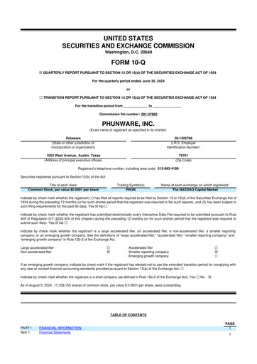 Thumbnail Phunware 10-Q Quarterly Report FY2024 