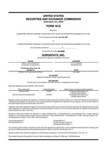 Thumbnail SurgePays 10-Q Quarterly Report FY2024 