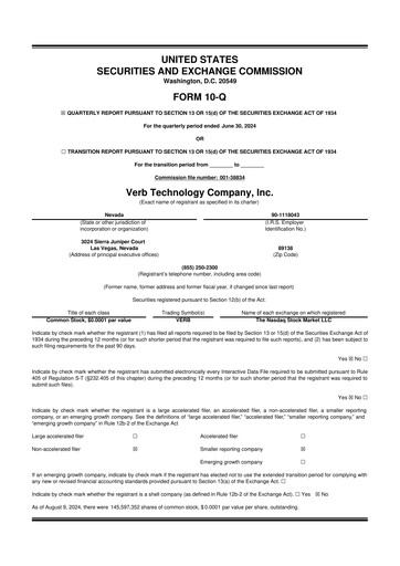 Vorschaubild TON Strategy Co. 10-Q Quartalsbericht 2024 