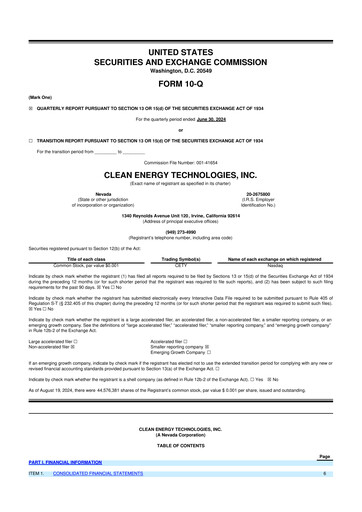 Miniature Clean Energy Technologies 10-Q Rapport trimestriel 2024 