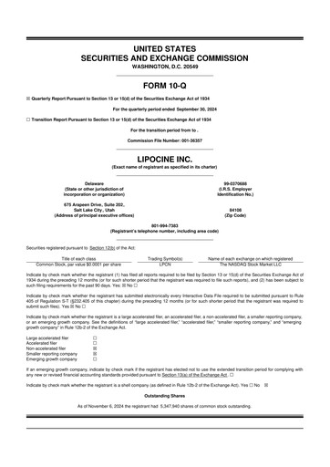 Thumbnail Lipocine 10-Q Quarterly Report FY2024 