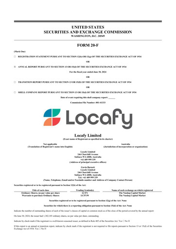 Vorschaubild Locafy 20-F Jahresbericht 2024