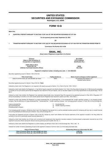 Thumbnail Snail Inc 10-Q Quarterly Report FY2024 