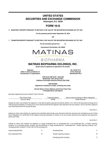 Thumbnail Matinas BioPharma 10-Q Quarterly Report FY2024 