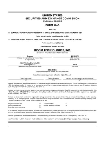 Thumbnail BioSig Technologies
 10-Q Quarterly Report FY2024 