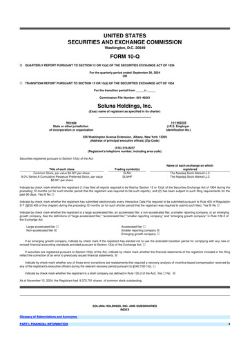 Vorschaubild Soluna Holdings 10-Q Quartalsbericht 2024 