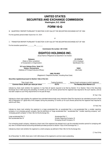 Thumbnail Eightco Holdings 10-Q Quarterly Report FY2024 