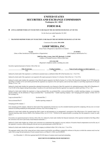 Thumbnail Loop Media 10-K Annual Report 2024