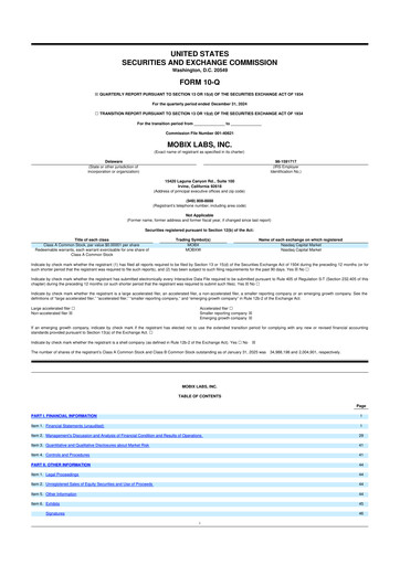 Vorschaubild Mobix Labs 10-Q Quartalsbericht 2025 