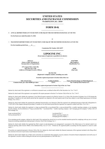 Thumbnail Lipocine 10-K Annual Report 2024