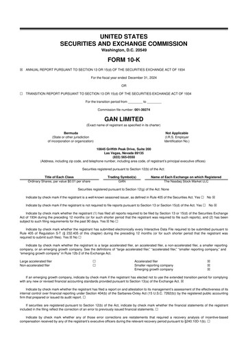 Thumbnail GAN 10-K Annual Report 2024