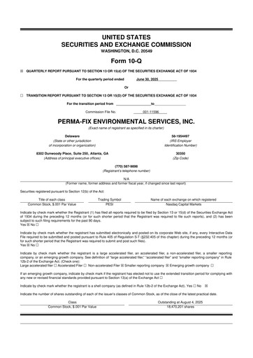 Miniature Perma-Fix Environmental Services 10-Q Rapport trimestriel 2025 