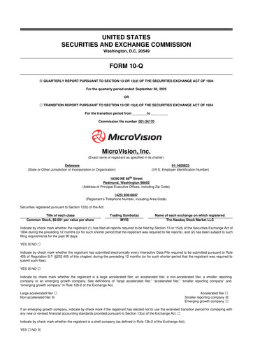 Thumbnail MicroVision 10-Q Quarterly Report FY2025 