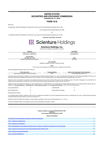 Miniature Scienture Holdings 10-Q Rapport trimestriel 2025 