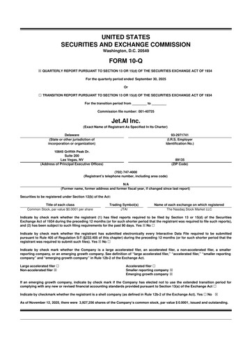 Thumbnail Jet.AI  10-Q Quarterly Report FY2025 