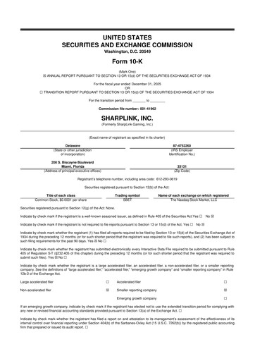 Thumbnail Sharplink 10-K Annual Report 2025