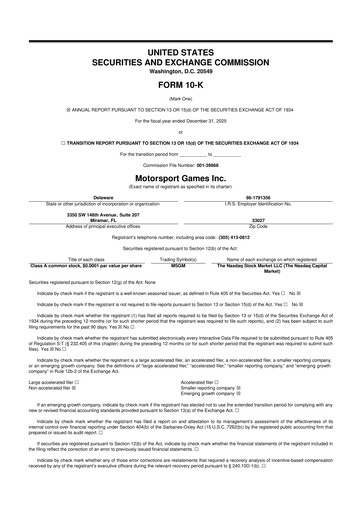 Thumbnail Motorsport Gaming 10-K Annual Report 2025