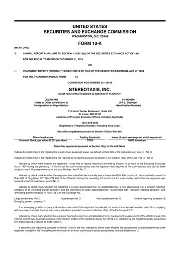 Vorschaubild Stereotaxis 10-K Jahresbericht 2025