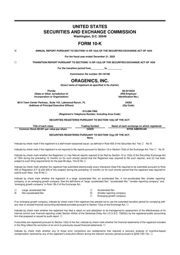 Thumbnail Oragenics 10-K Annual Report 2025