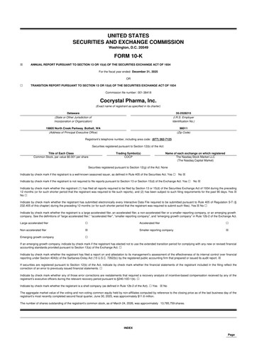 Thumbnail Cocrystal Pharma
 10-K Annual Report 2025