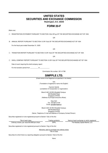 Thumbnail SIMPPLE 20-F Annual Report 