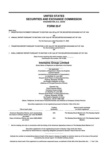 Vorschaubild Intchains Group 20-F Jahresbericht 