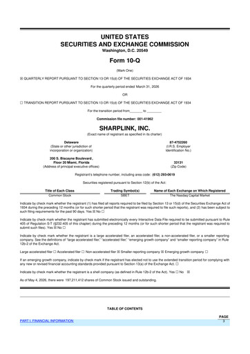 Thumbnail Sharplink 10-Q Quarterly Report FY2026 