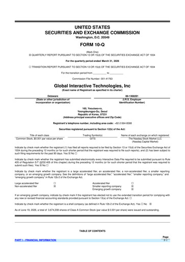 Thumbnail Global Interactive Technologies 10-Q Quarterly Report FY2026 