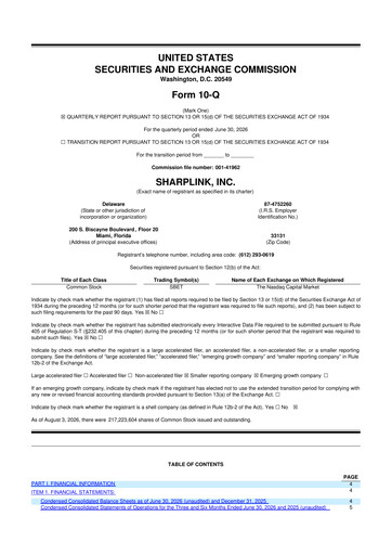 Thumbnail Sharplink 10-Q Quarterly Report FY2026 